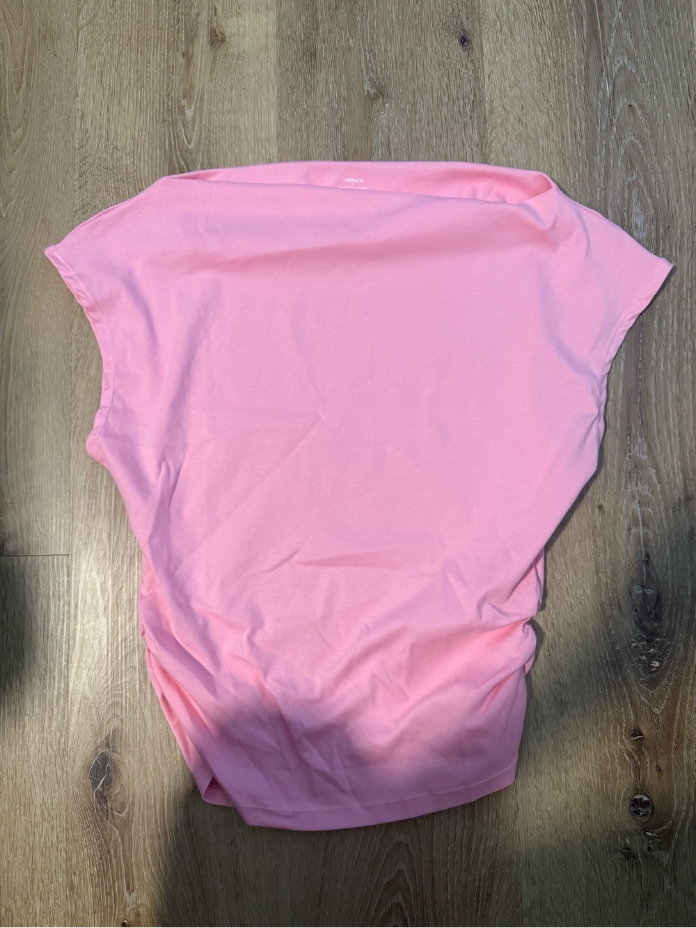 Women's Pink Boatneck Top